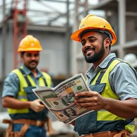 Trabalhadores da construção civil recebem aumento e novo piso chega a R$ 1.921,72