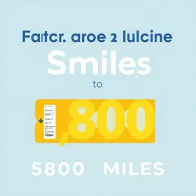 Smiles tem promoção de passagens aéreas a partir de 5.800 milhas