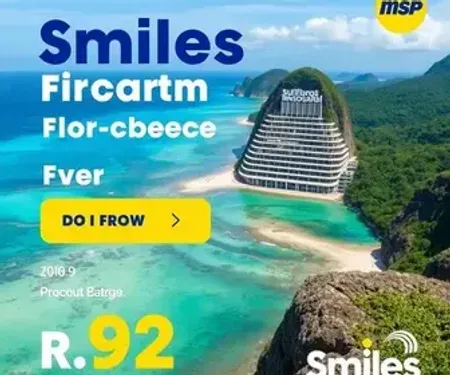 Promoção da Smiles tem voos a partir de R$ 92 ou 5 mil milhas o trecho mais taxas