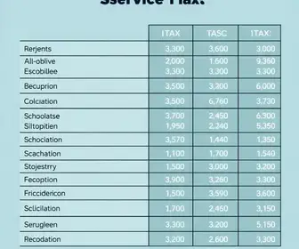 Imposto prestação de serviço simples: tabela atualizada