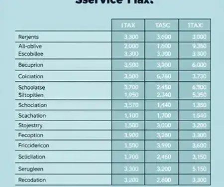 Imposto prestação de serviço simples: tabela atualizada